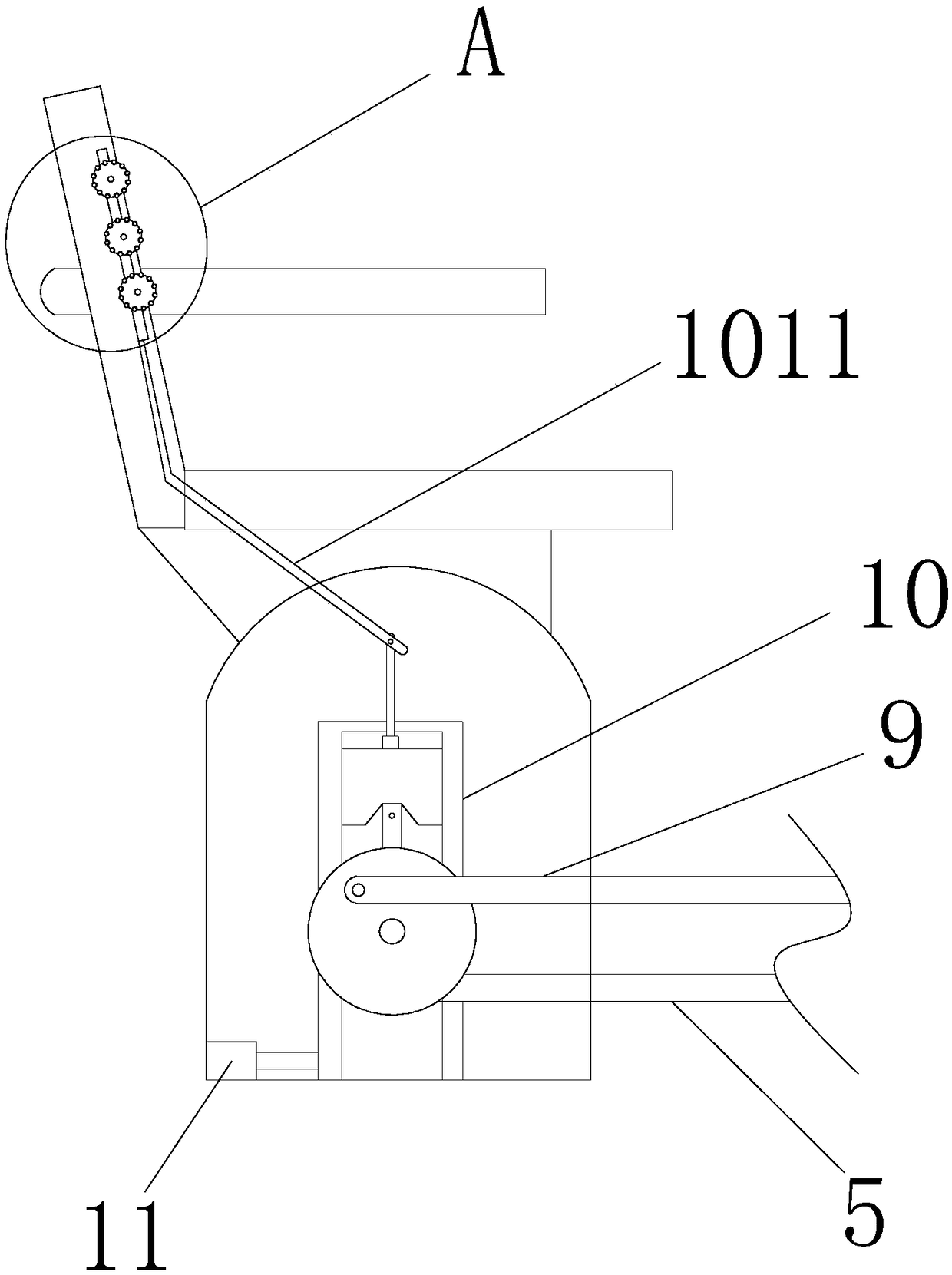 Rehabilitation training device for neurology department