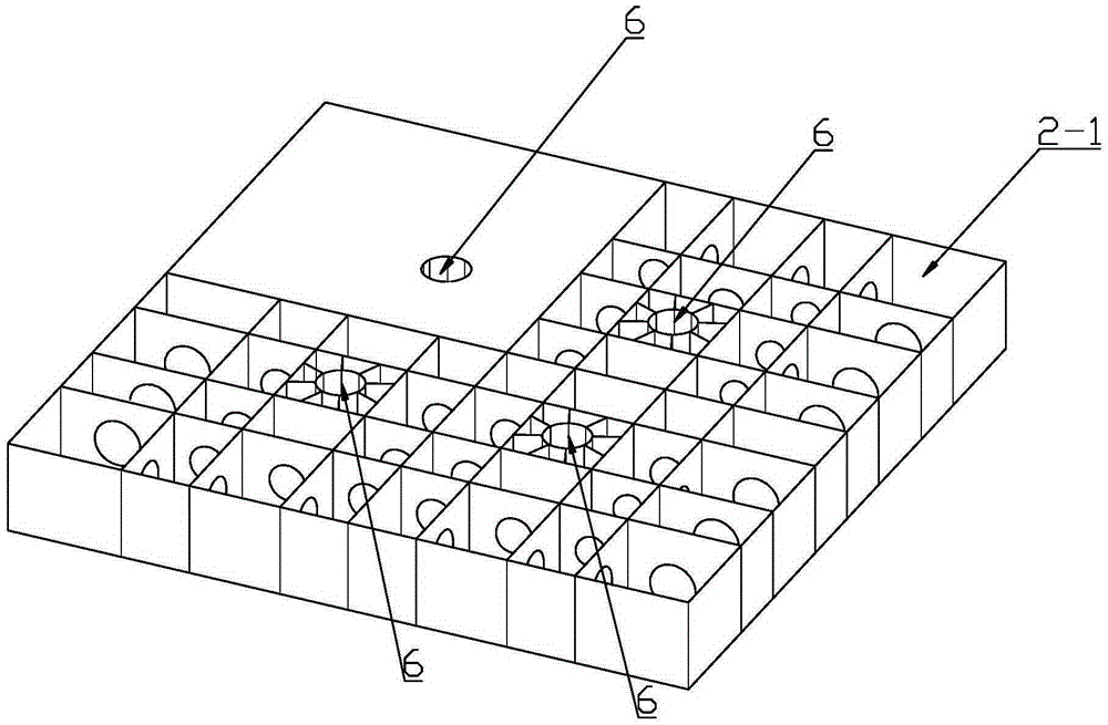 Offshore floating type draught fan and draught fan foundation thereof