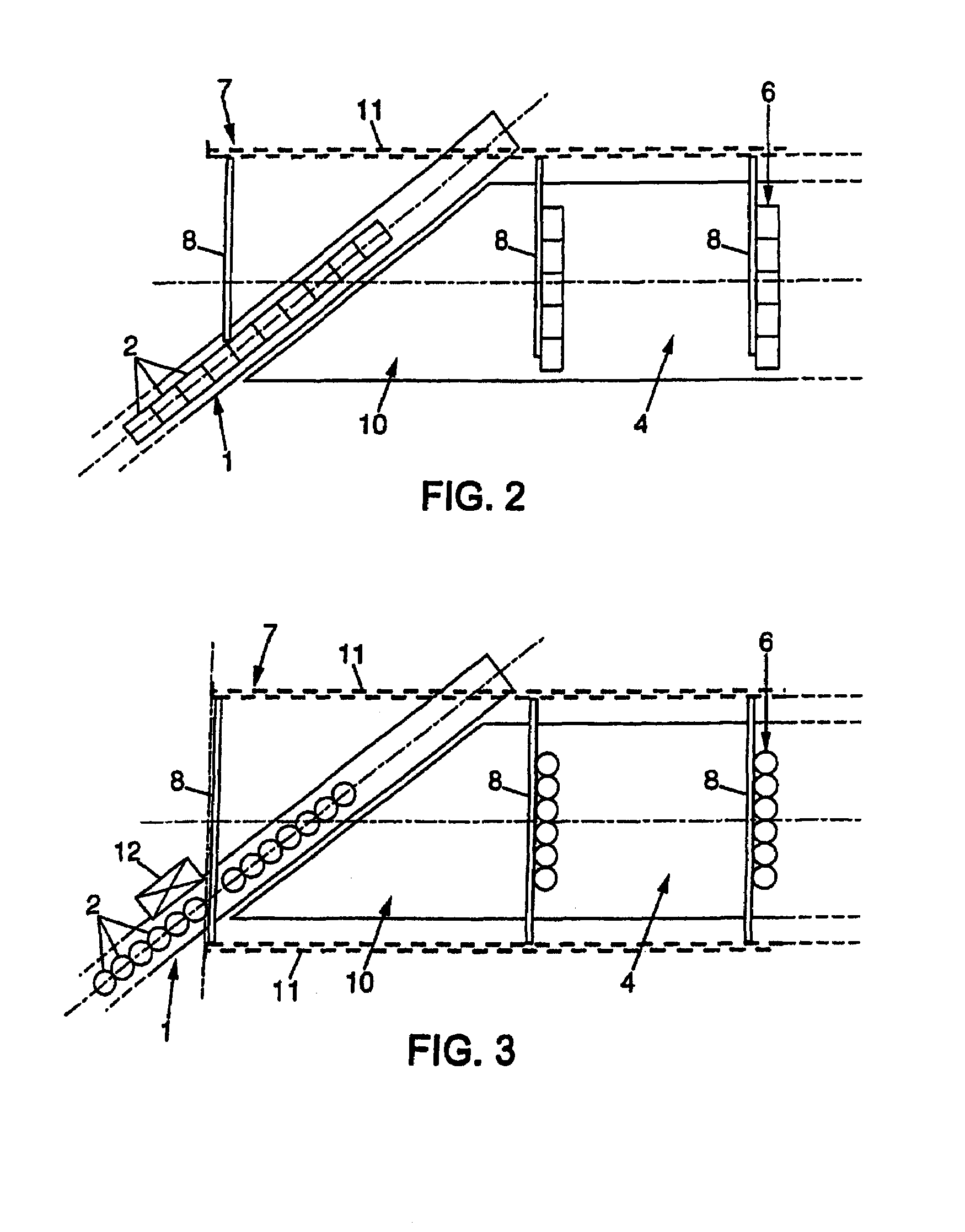 Machine for transferring objects aligned in rows