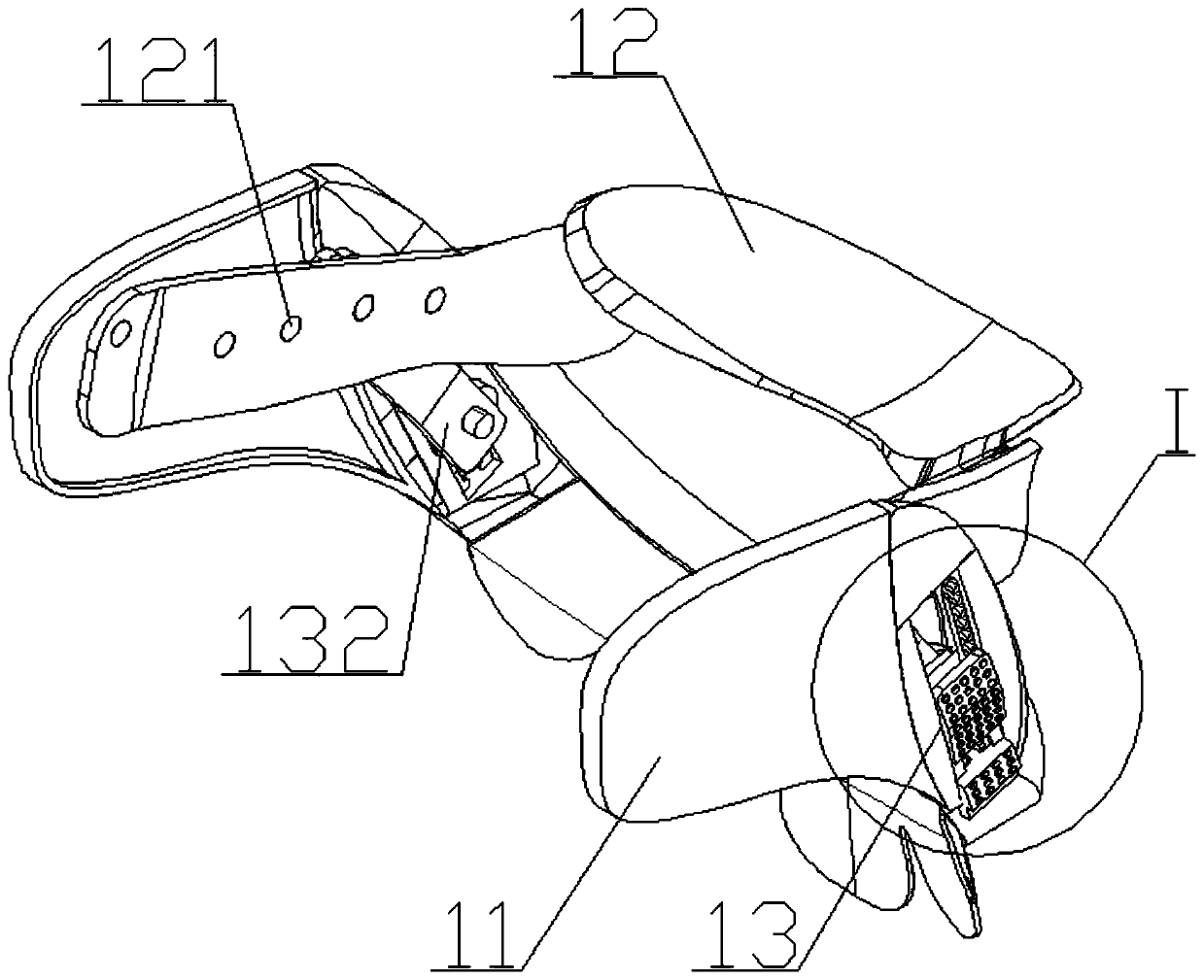 Double-sided adjustable cervical vertebra tractor