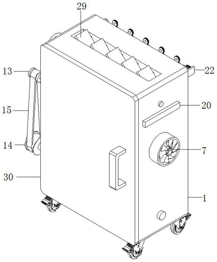 Composite material air filter screen device with antibacterial and deodorizing functions