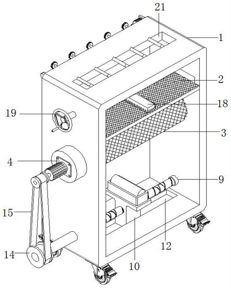 Composite material air filter screen device with antibacterial and deodorizing functions