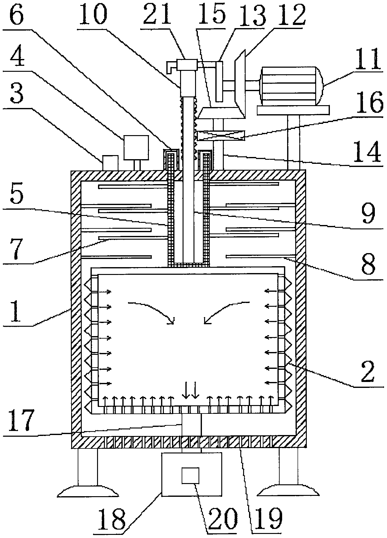 Dietary fiber powder and preparation method thereof