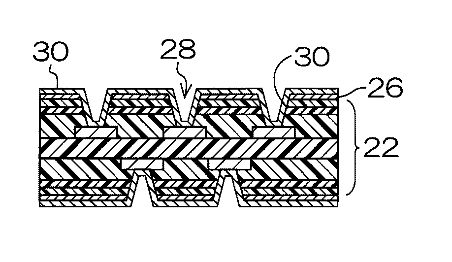 Method for producing multilayer wiring substrate and multilayer wiring substrate