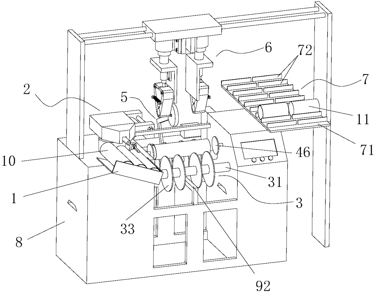 Intelligent glass tube cutting robot