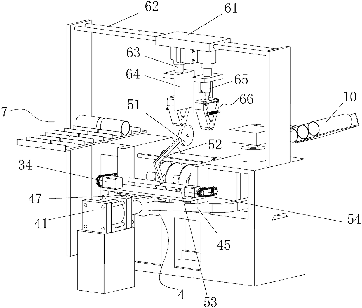 Intelligent glass tube cutting robot