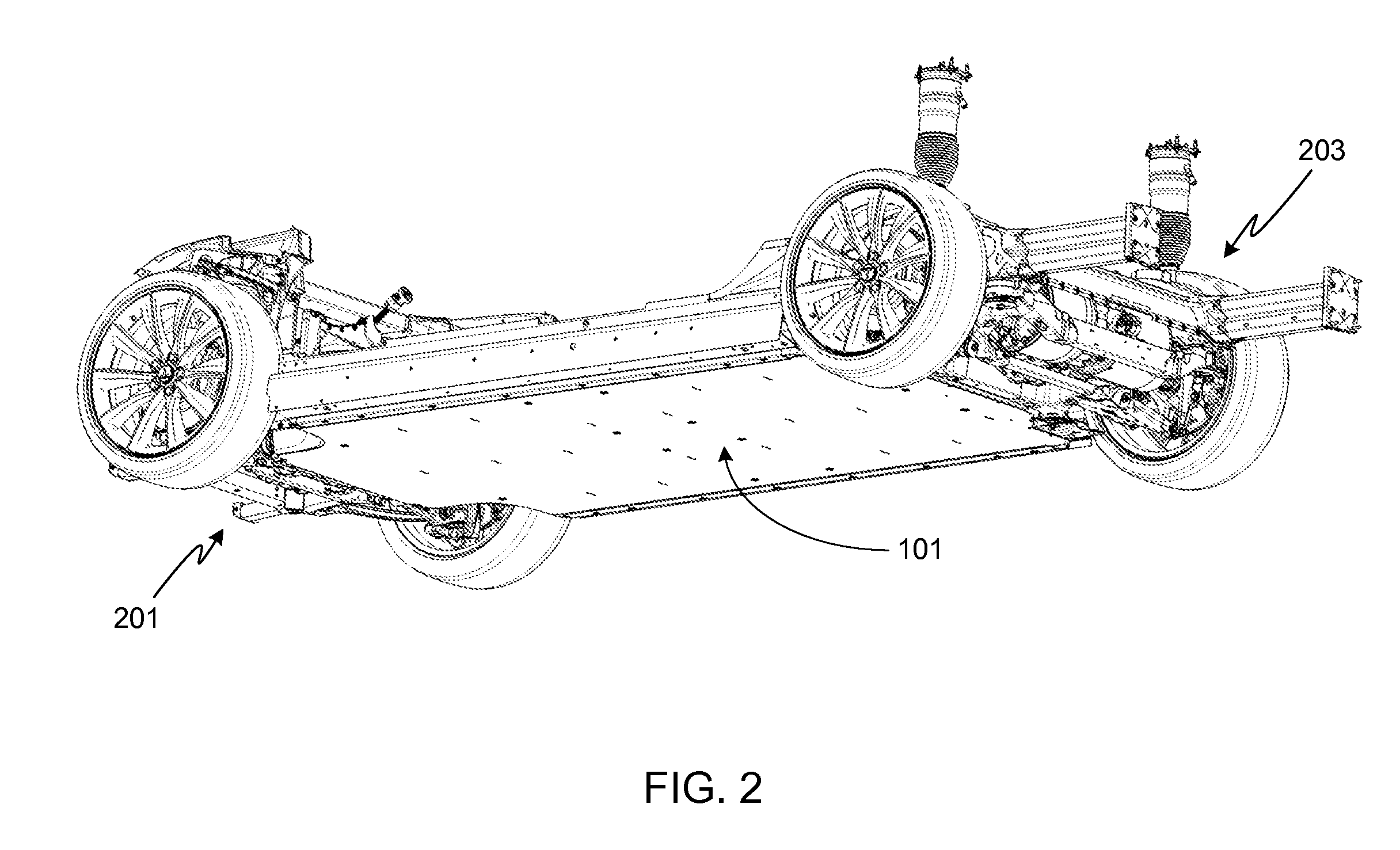 Dual Load Path Design for a Vehicle