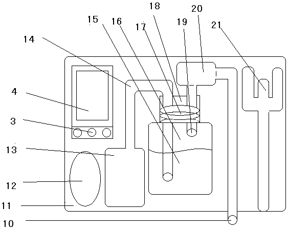 Hair washing and bathing integrated liquid shower device