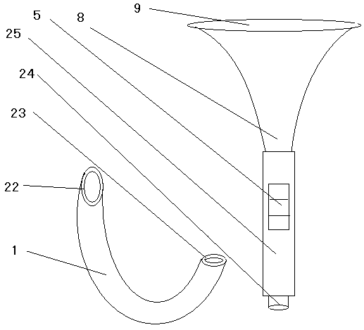 Hair washing and bathing integrated liquid shower device