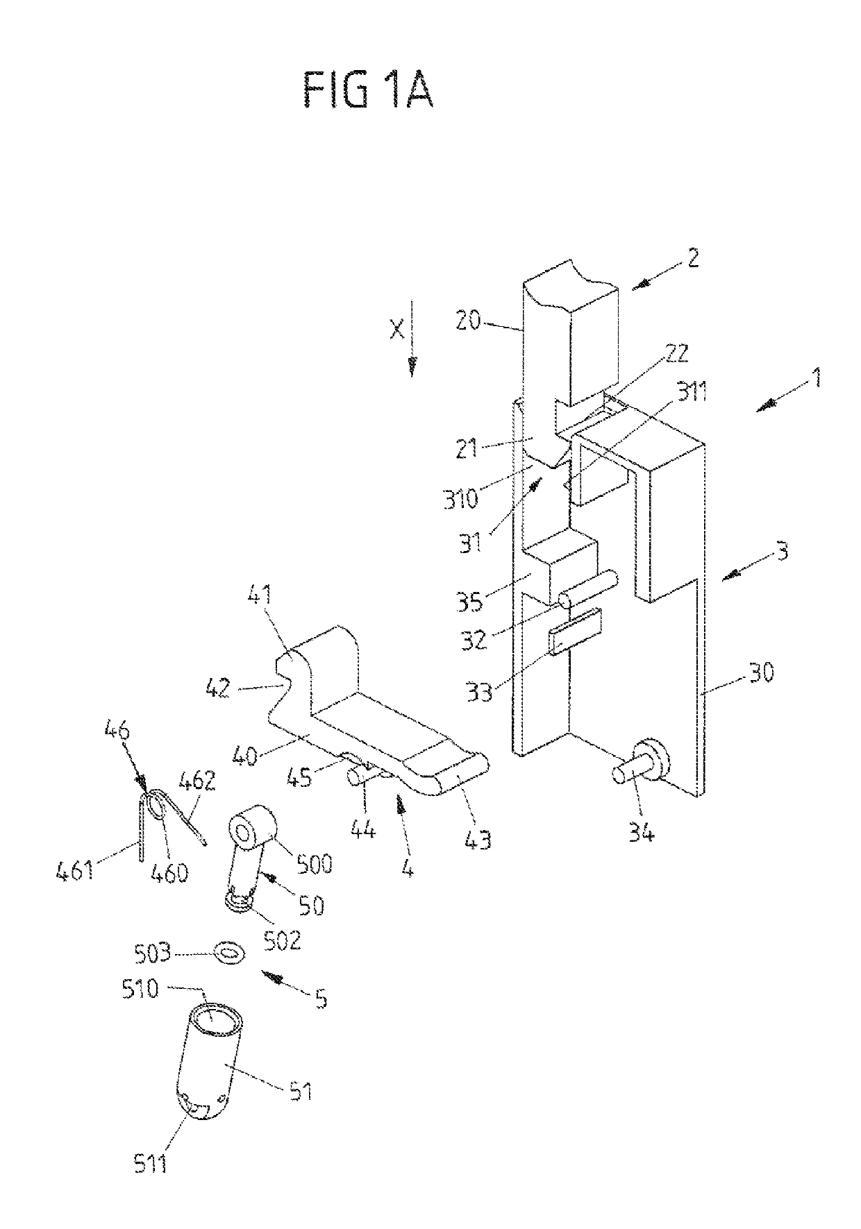 Hand-actuated closing device with a delaying system