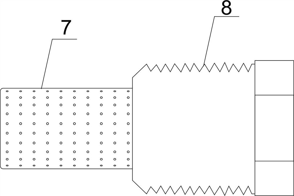 A rare earth chloride anti-crystallization clogging atomizing nozzle device