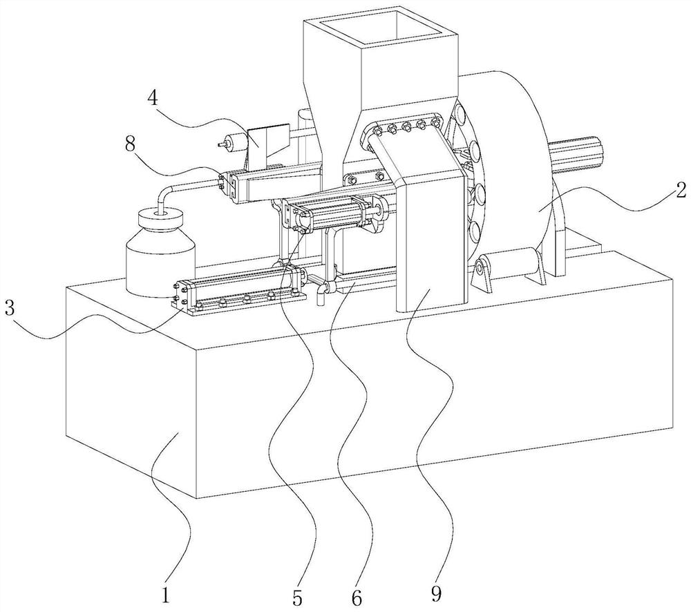 Inner wall polishing rust-proof device for steel pipes