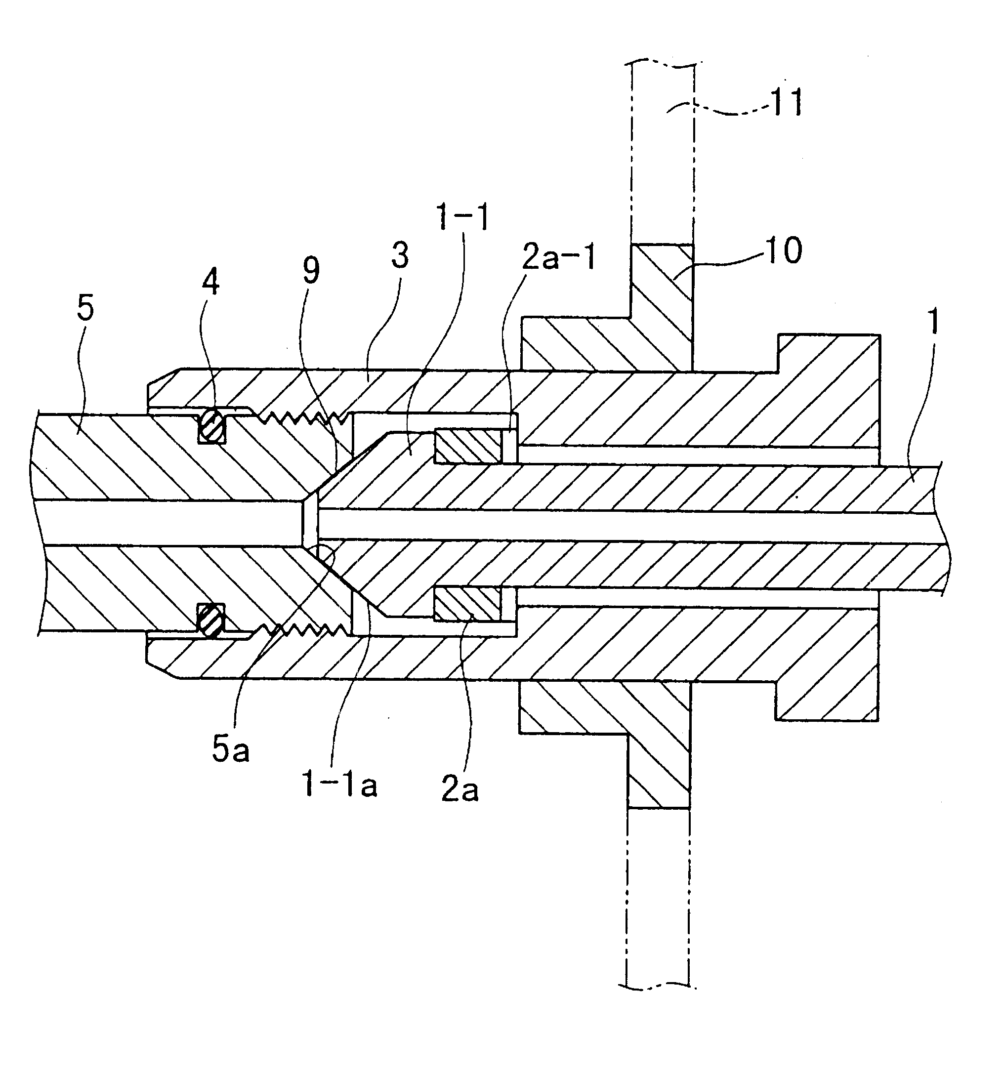 High pressure fuel injection pipe for diesel engine