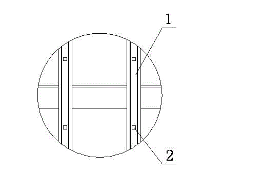 Light-emitting diode (LED) lamp box provided with constant-current power supply devices