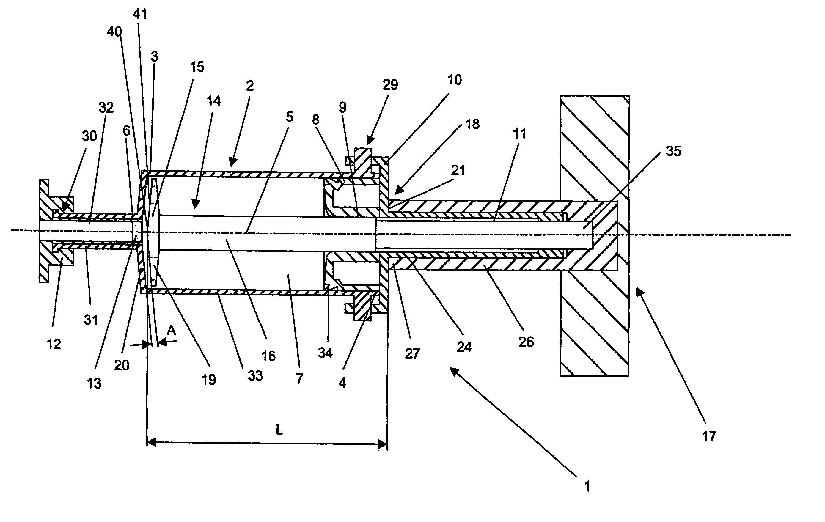 Device for mixing and/or injecting cements