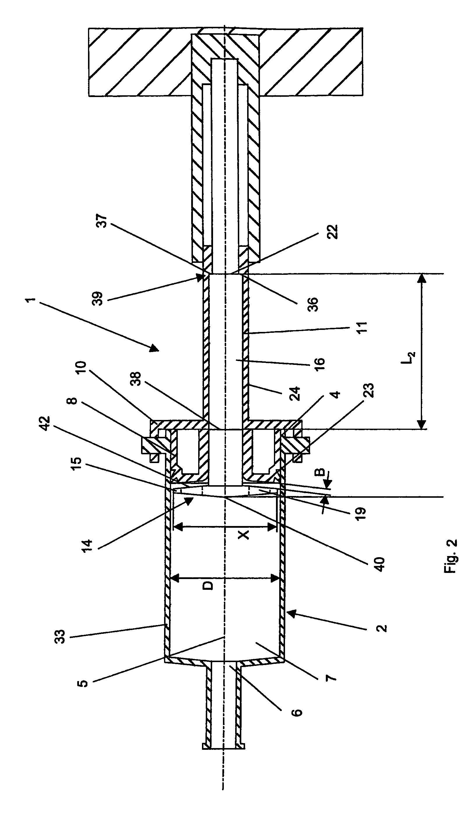 Device for mixing and/or injecting cements