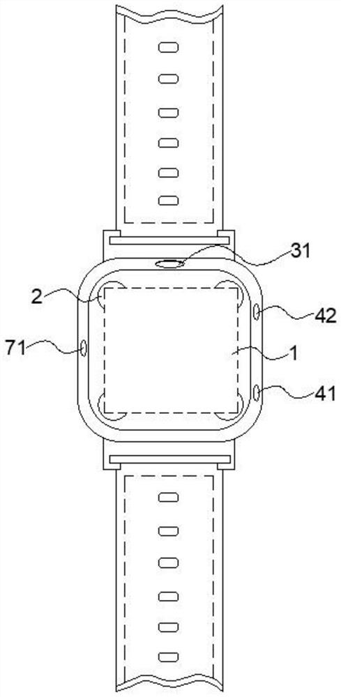 Children's watch with video and audio transmission and damping functions