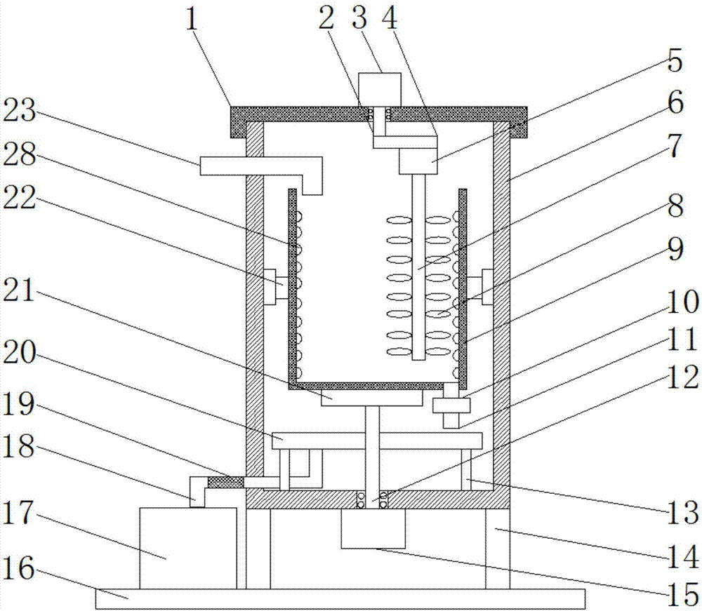 Wool cleaning device for animal husbandry