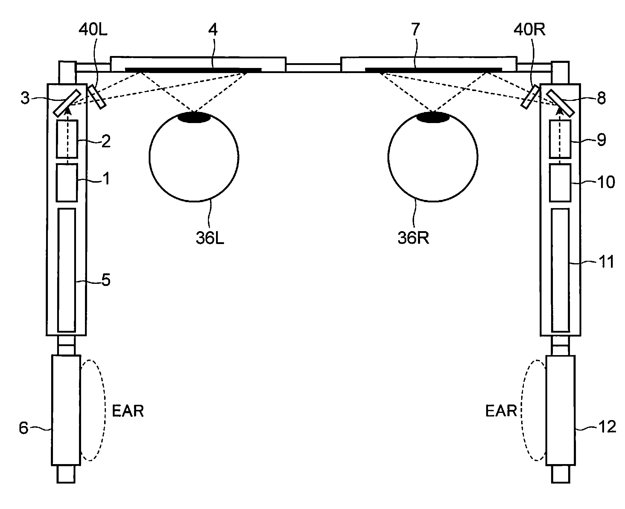 Beam scanning display apparatus