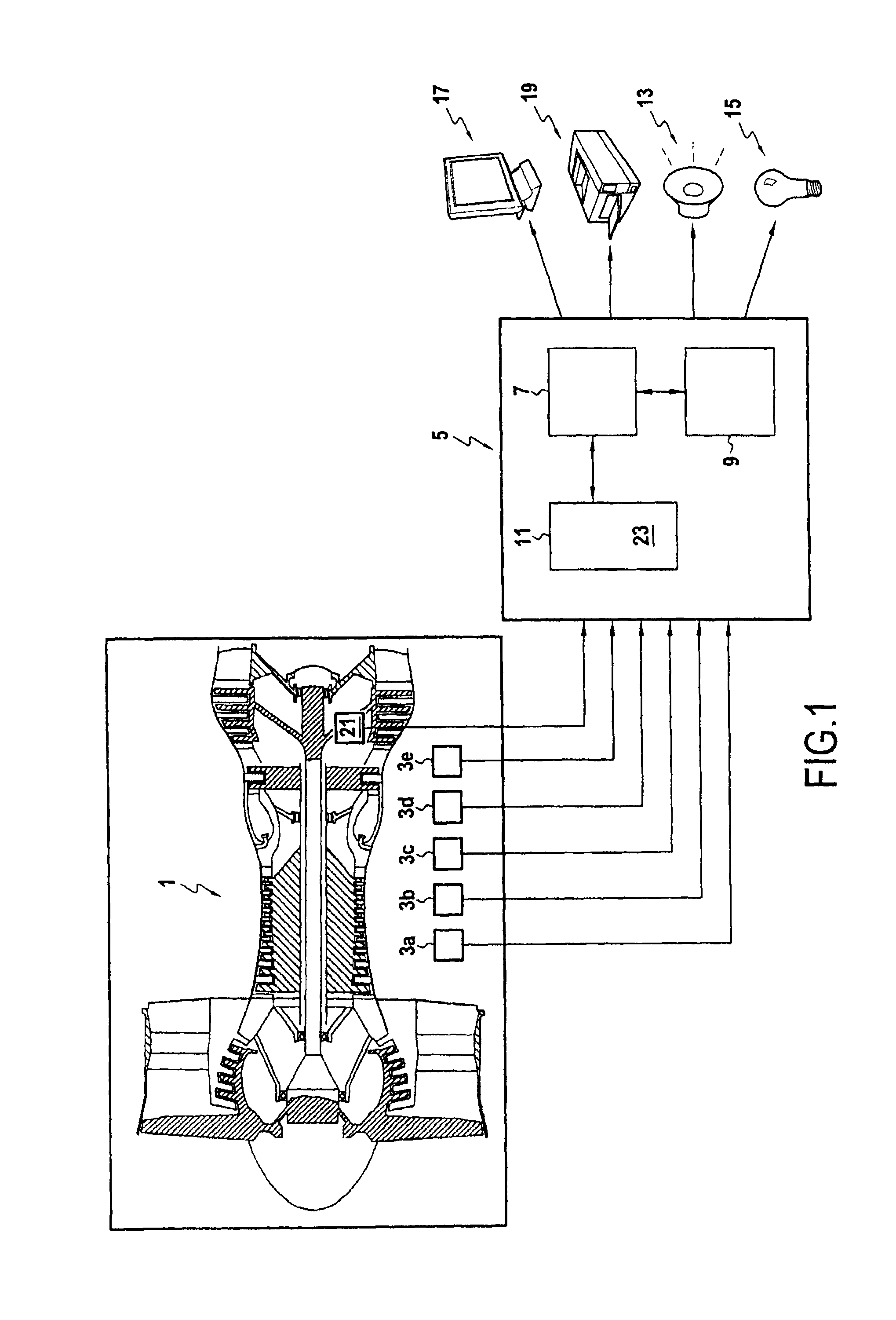 Detection of anomalies in an aircraft engine