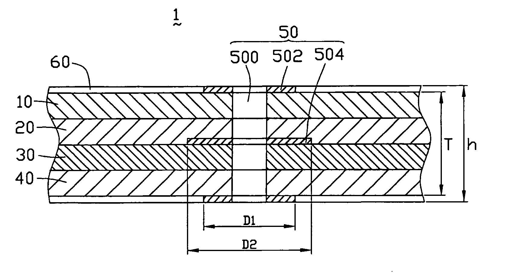 Method for improving via's impedance