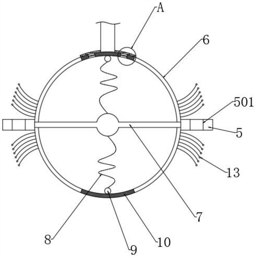 Cooling equipment for fried food processing and use method thereof