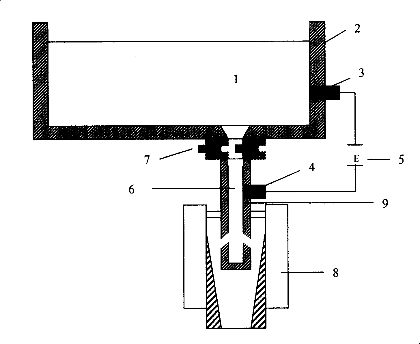 Method for preventing cast steel stove continuous casting water gap from obstruction and reducing erosion