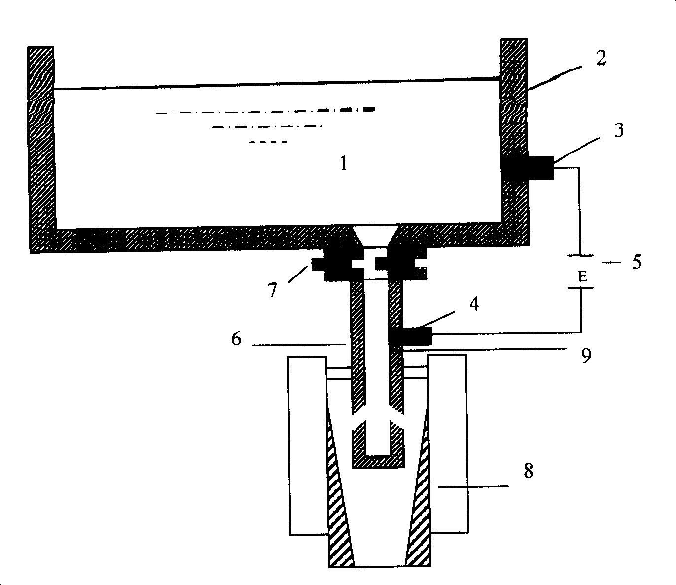 Method for preventing cast steel stove continuous casting water gap from obstruction and reducing erosion