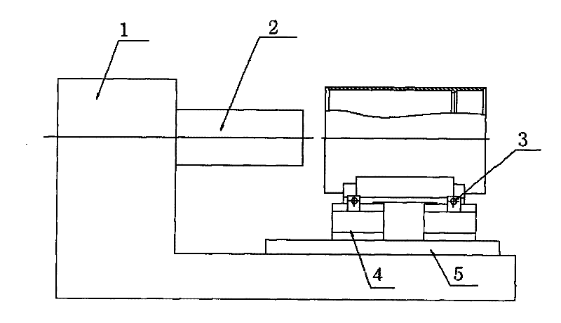 Machining method for finely boring stand and finely bored stand thereof