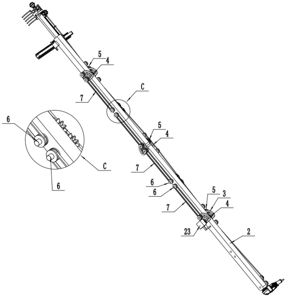 Portable device for picking up articles under bed