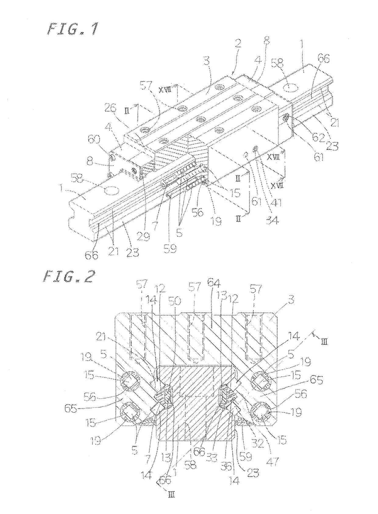 Linear motion guide unit