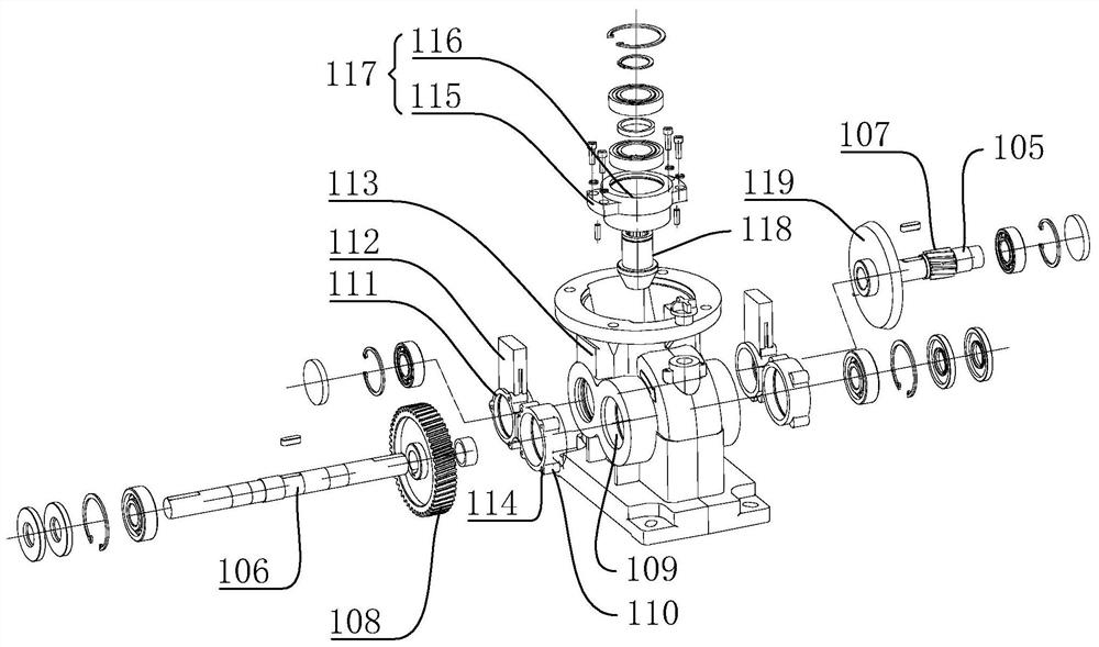 Plastic speed reducer, preparation method and mold for molding plastic speed reducer box body