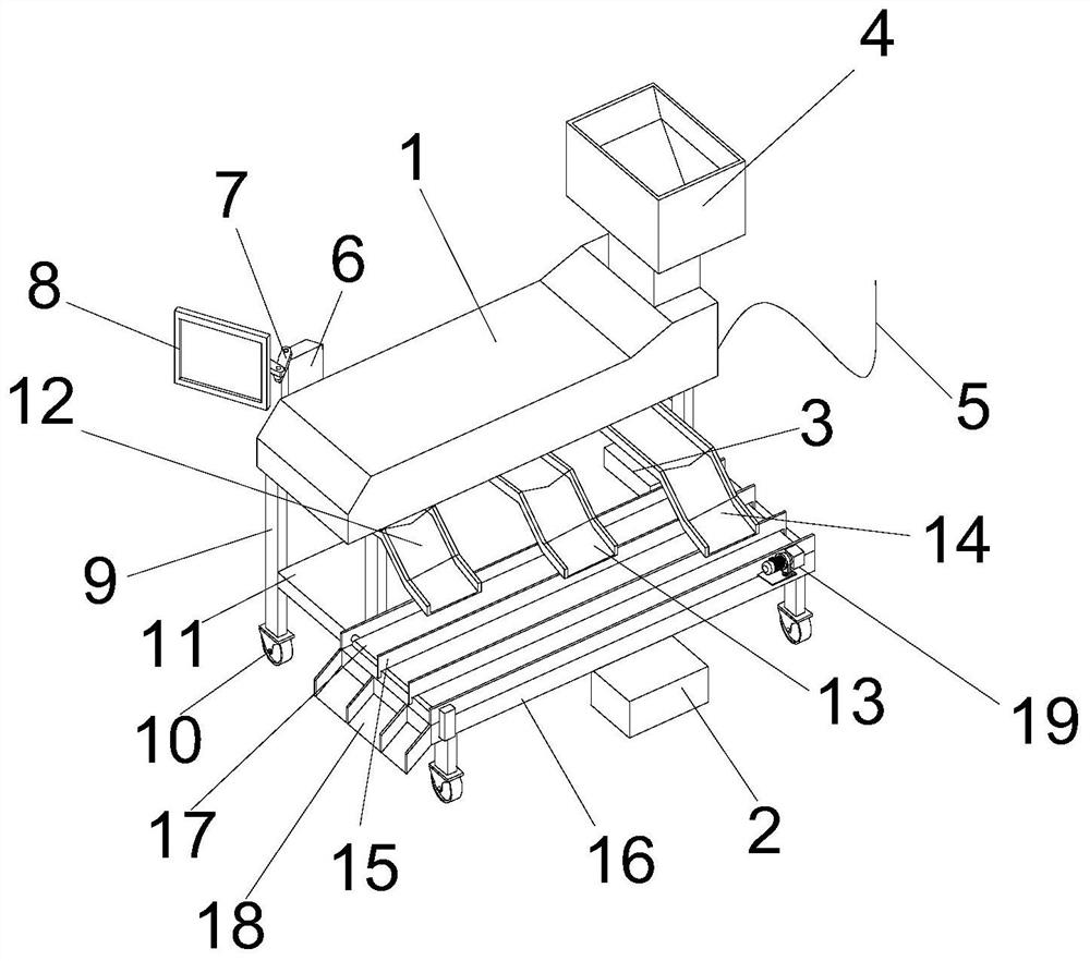 Coal briquette separation equipment with automatic transmission function