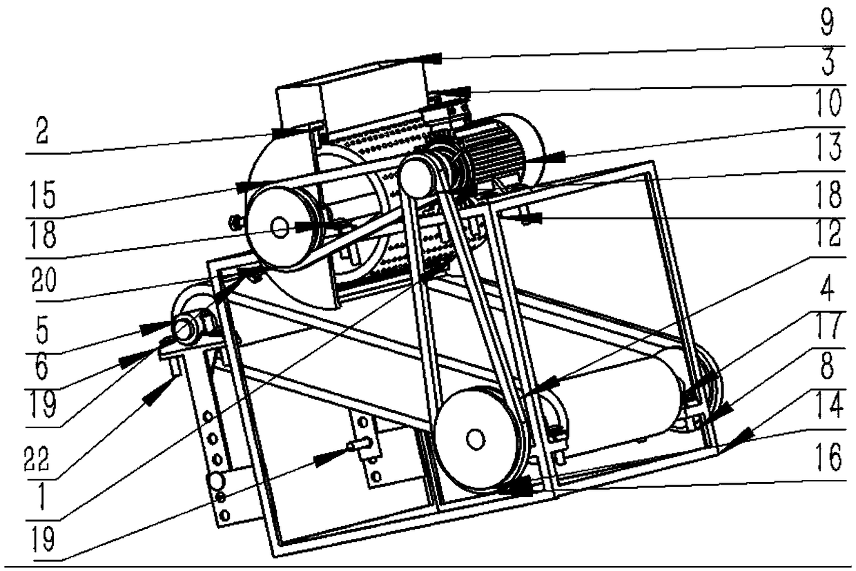 Rubbing-type oil palm fruit millerator