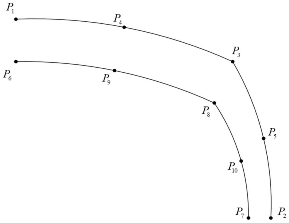 Geometric parametric modeling method for meridian aircraft tire