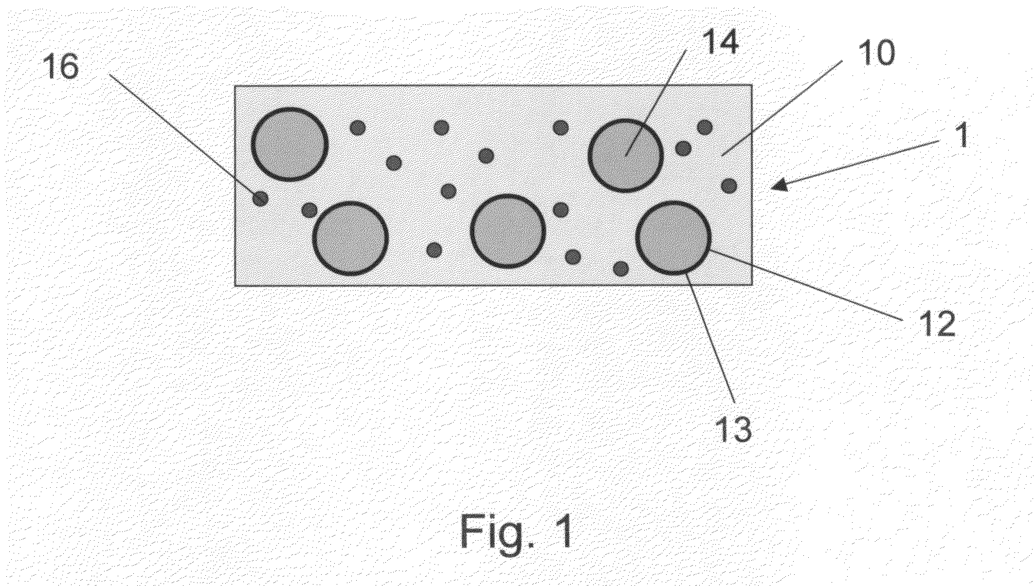 Self healing composite material and method of manufacturing same