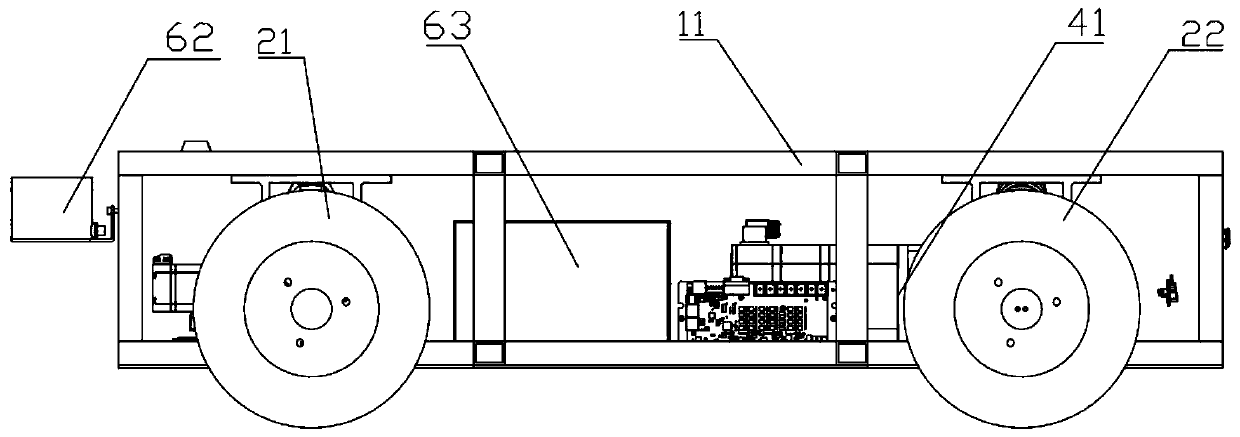 Drive-by-wire chassis used in field of unmanned driving