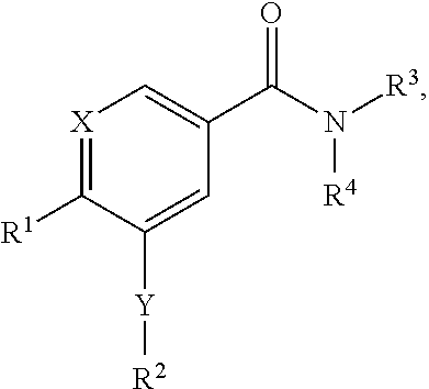 Benzamide and nicotinamide compounds and methods of using same