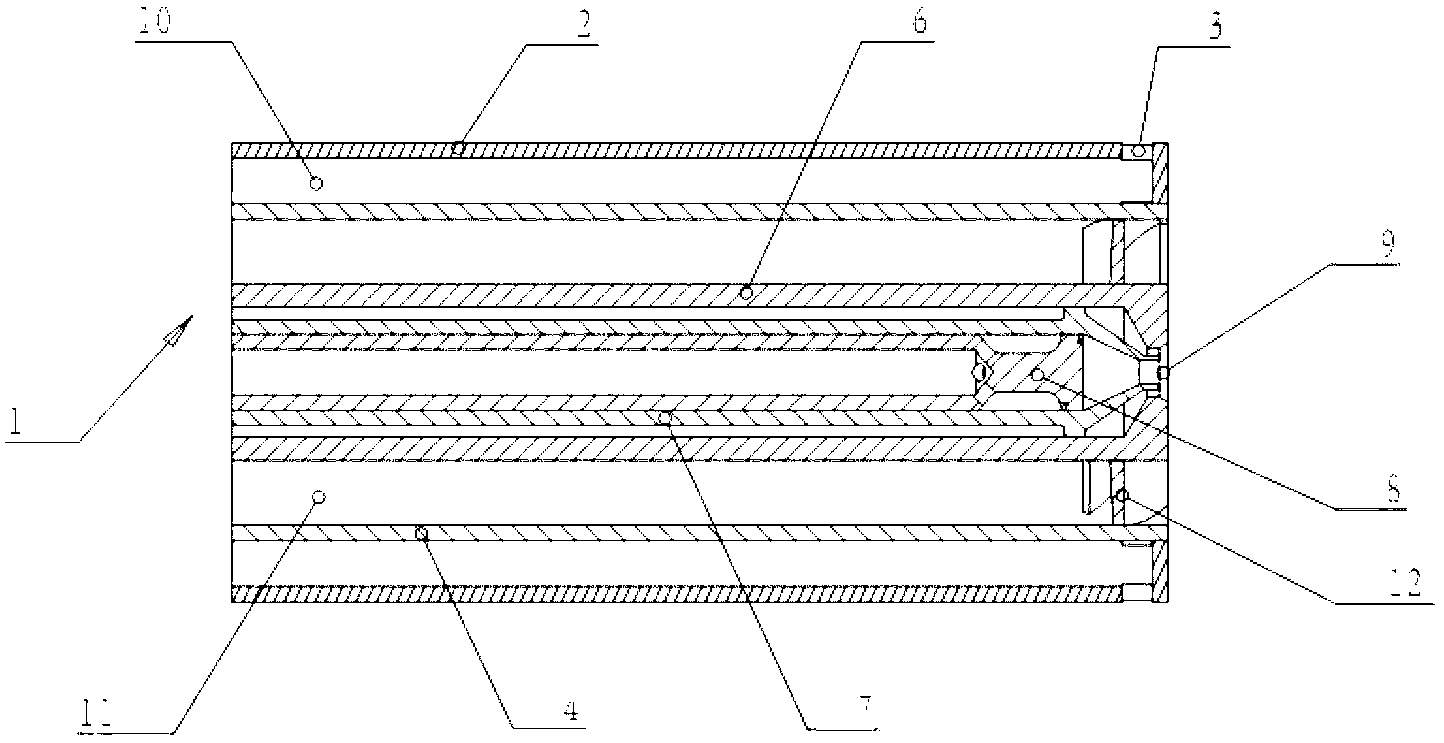 Dual-fuel nozzle used for chemical regenerative cycle