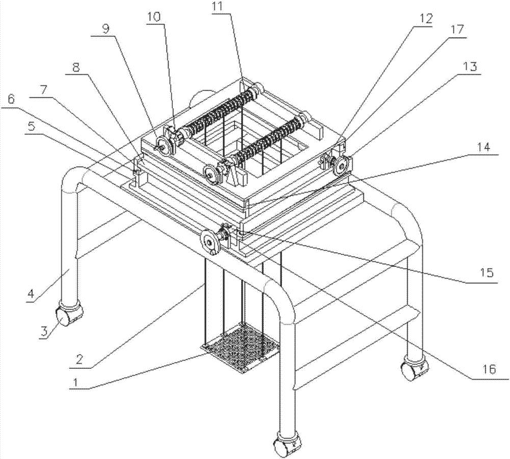 Modal experiment platform and usage method thereof