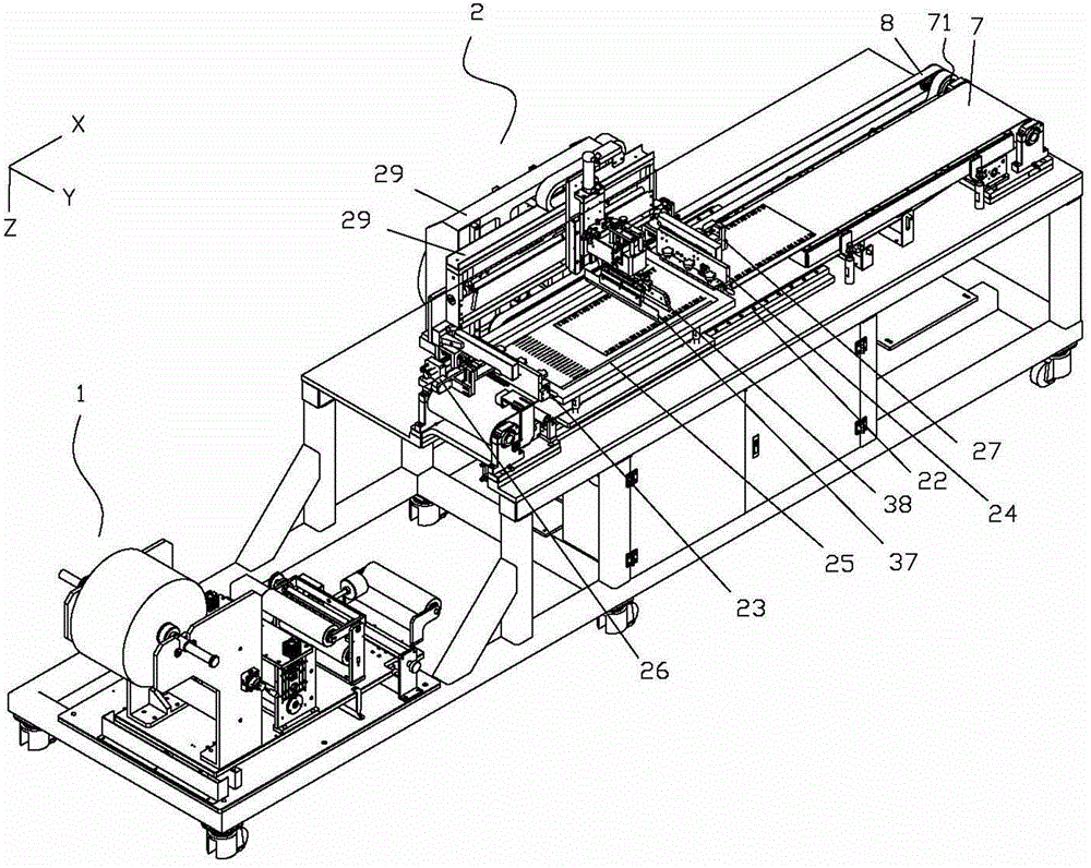 FPC (flexible printed circuit board) substrate continuous and uninterrupted screen printing ink operation line