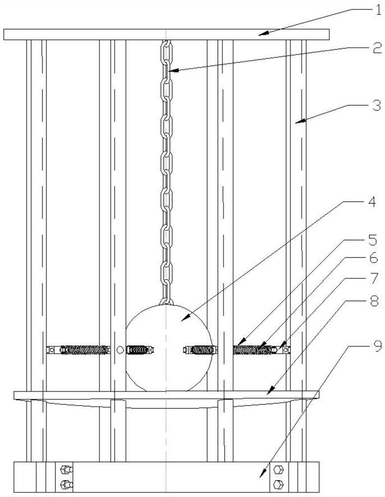 Tuned mass damper for tower