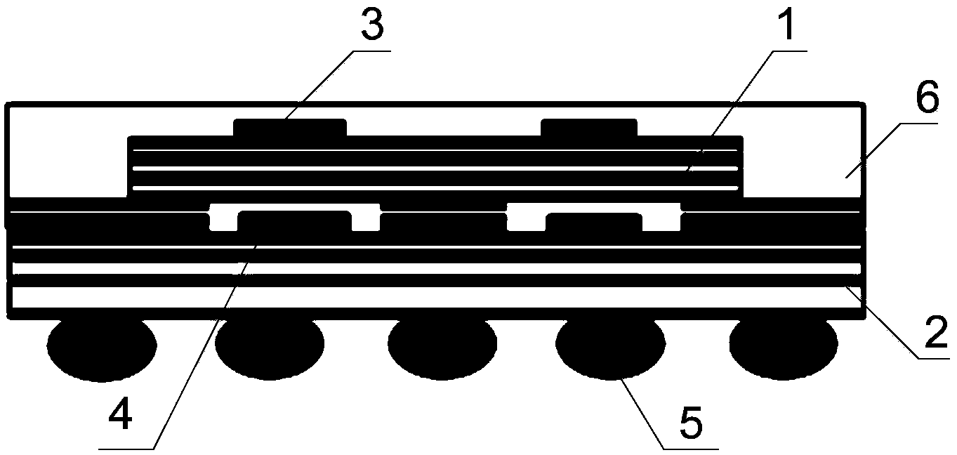 Structure with realization of 3D interlayer vertical interconnection by using flexible substrate and manufacturing method thereof