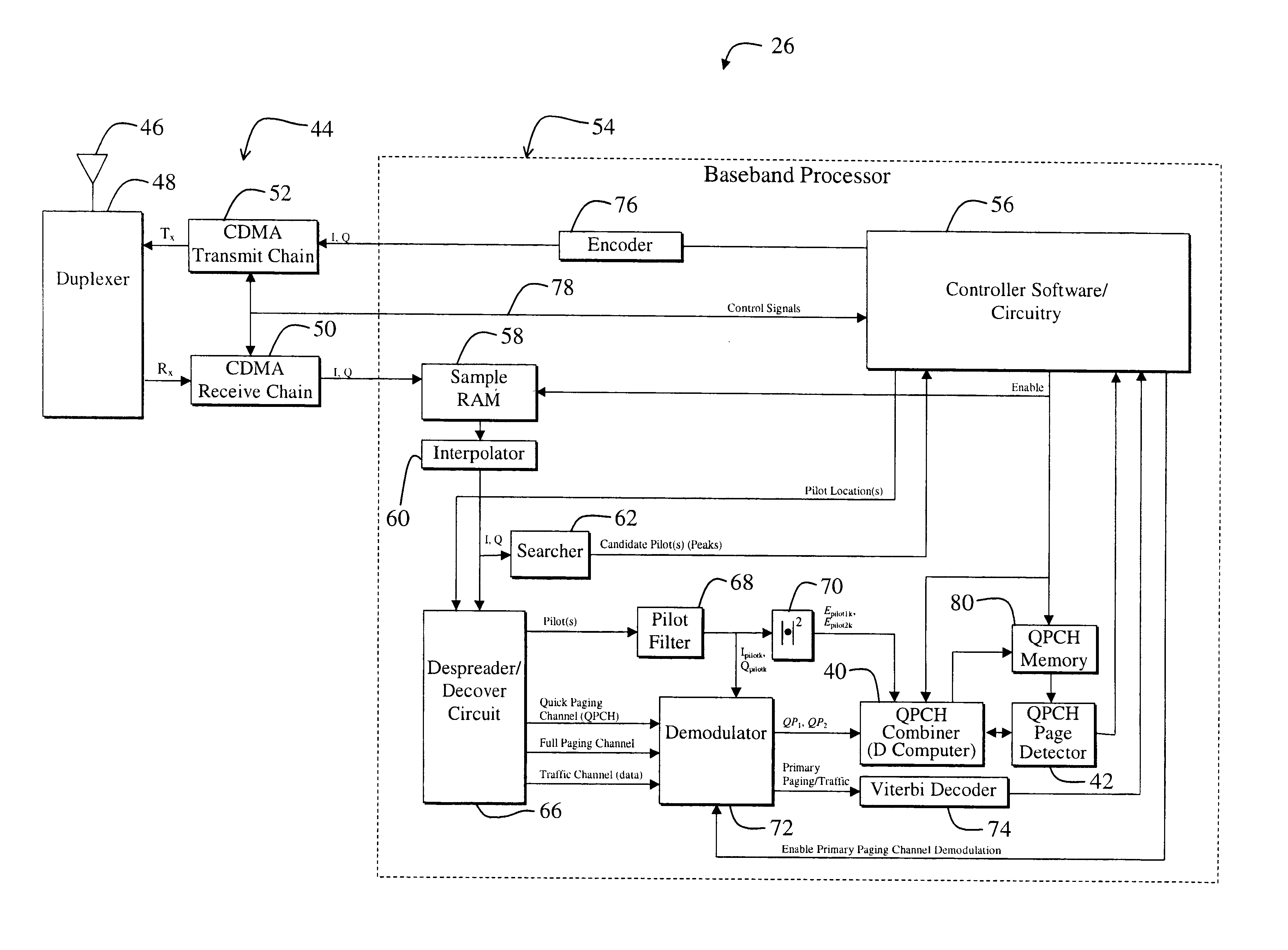 Sequential combined QPCH demodulation