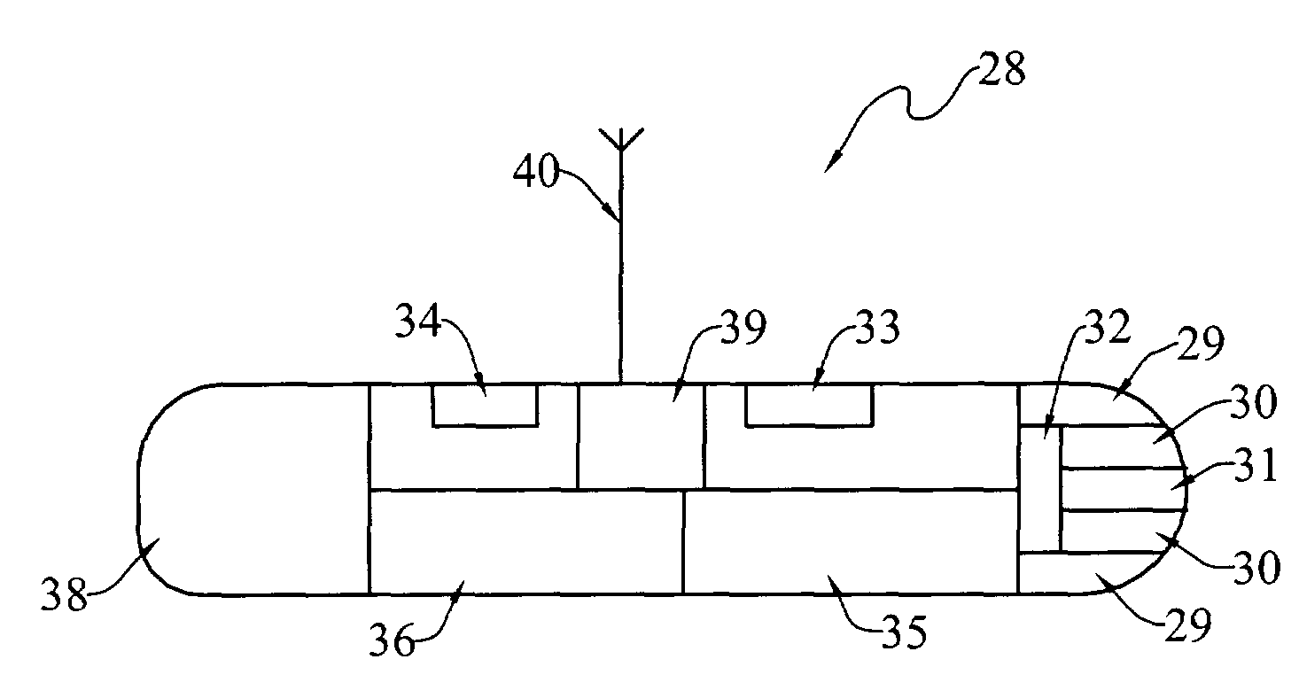 Method of using, and determining location of, an ingestible capsule