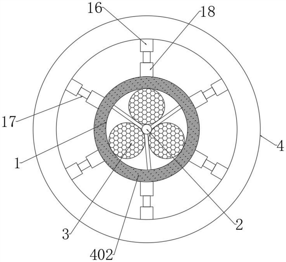 Light-reducing type power cable protection tube