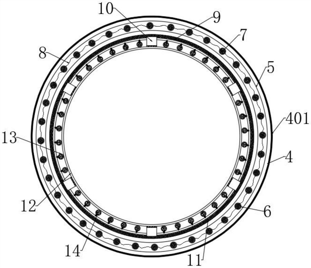 Light-reducing type power cable protection tube