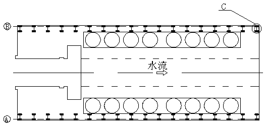 Construction method and installation precision control method of steel lattice column in main engine room of ship lift