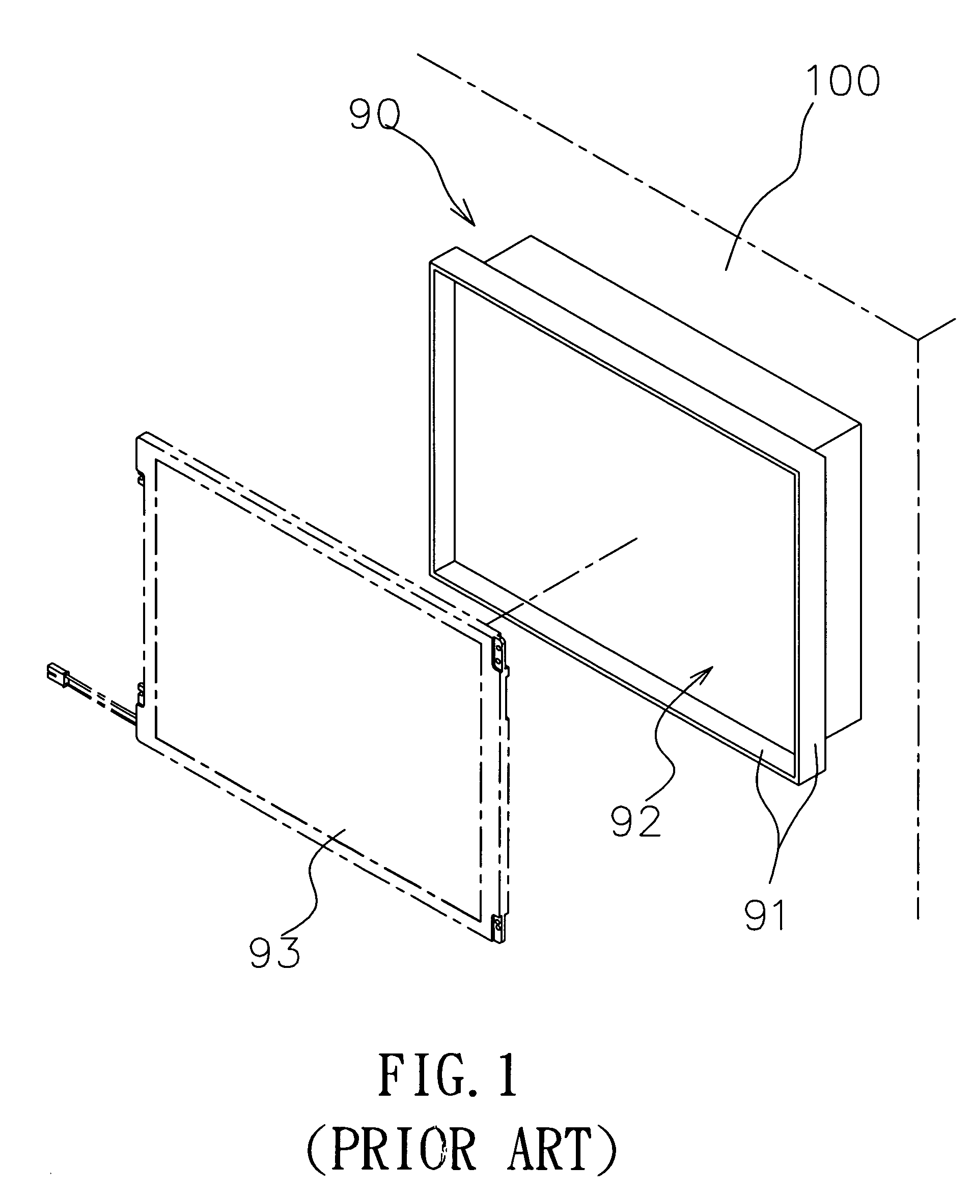 Roller type adjustable screen fixing apparatus