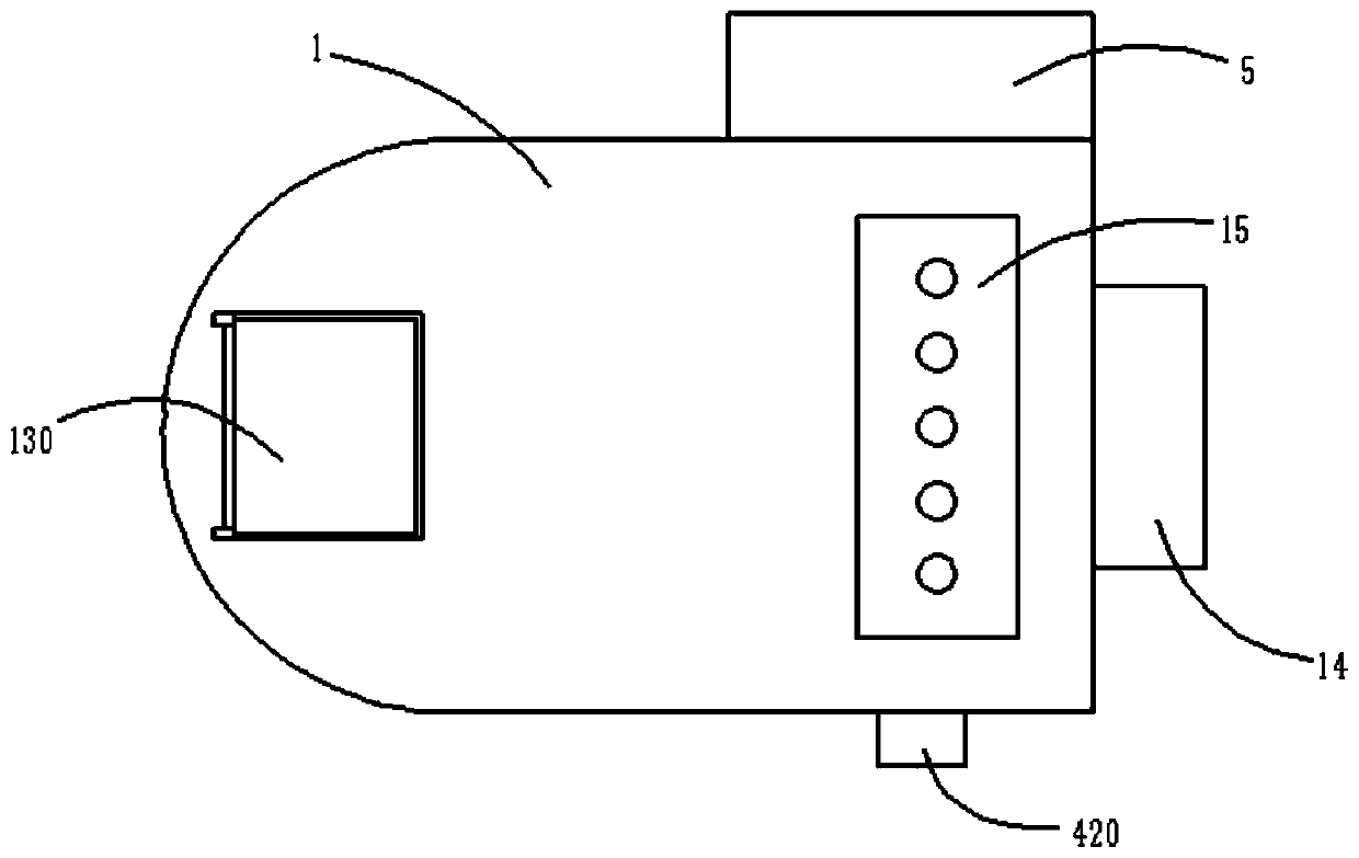 Forage cutting and processing device for black goat feeding